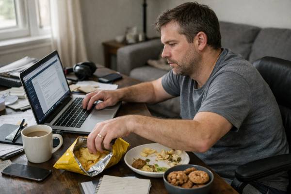 Learn how remote work habits affect weight loss and how to avoid sitting, snacking, and schedule drift with practical routines for movement, meals, boundaries, and recovery.