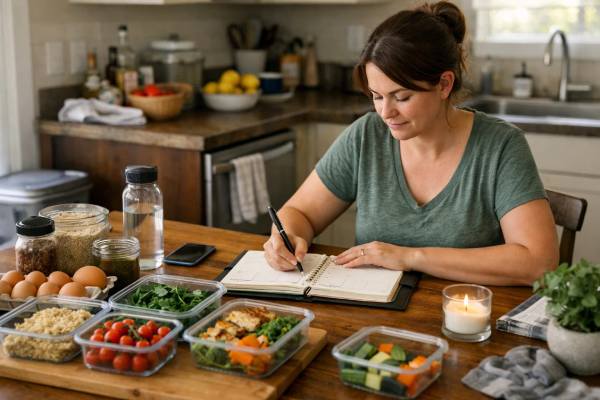Sunday Reset Routine for Weight Loss: How to Prepare for a Better Week Build a realistic Sunday reset routine for weight loss with simple steps for meal planning, groceries, sleep, movement, and stress so you start each week prepared.
