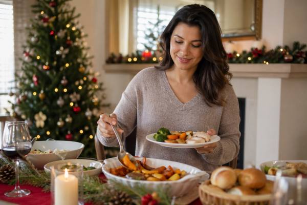 Learn how to maintain your weight during holidays with realistic strategies for parties, travel, desserts, alcohol, and post-holiday recovery without all-or-nothing dieting.