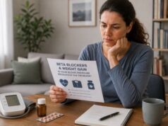 Learn whether beta blockers can cause weight gain, which blood pressure medications are more likely to affect the scale, how much gain is typical, and when to talk to your doctor.