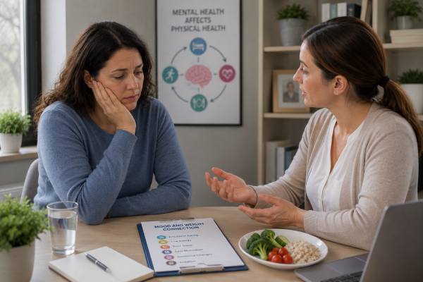 Learn how depression can lead to weight gain through appetite changes, sleep problems, low energy, emotional eating, and antidepressants, plus what actually helps.