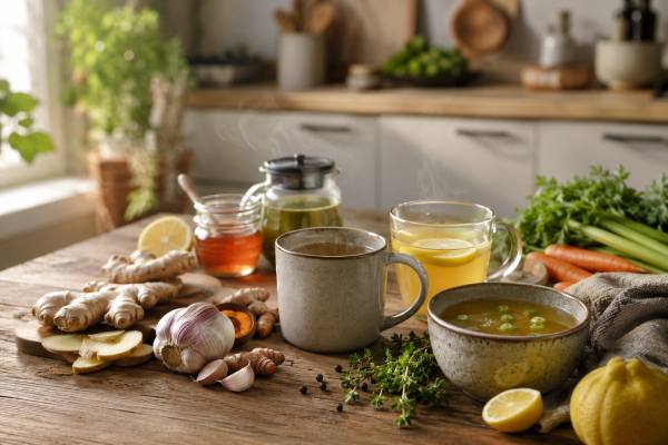 Learn which immune support drinks actually help, when tea or broth makes sense, how honey compares with trendy wellness shots, and how to choose the best drink for cough, sore throat, or recovery.