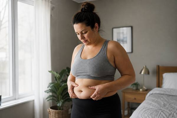 Learn why insulin resistance belly fat happens, how visceral fat and metabolic dysfunction reinforce each other, and what actually helps reduce abdominal fat safely.
