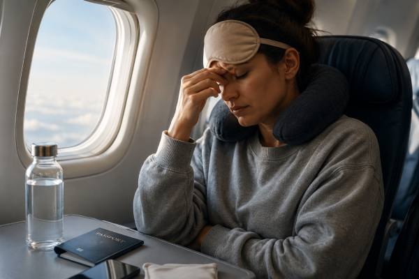 Learn how jet lag affects immunity, why eastward travel feels worse, and what actually helps with sleep, recovery, hydration, light timing, and travel-related infection risk.