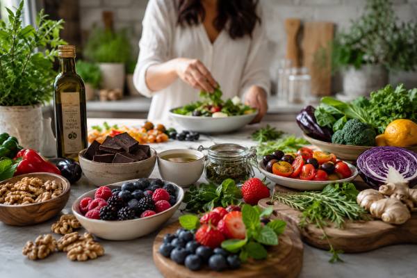 Learn how polyphenols in berries, cocoa, and extra virgin olive oil may support immune balance, gut health, and inflammation control, plus practical ways to use them every day.