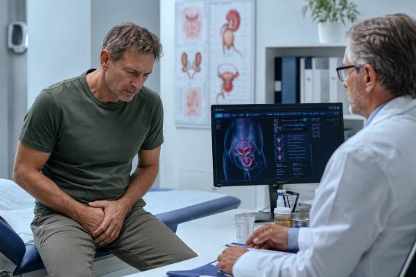 Understand prostatitis symptoms, causes, testing, treatment options, and chronic pelvic pain patterns, including when antibiotics help and when pelvic floor care matters.