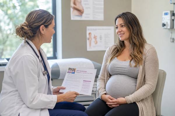 Learn when the RSV vaccine is given during pregnancy, how it protects babies, how well it works, and when an infant RSV antibody may be the better option after birth.