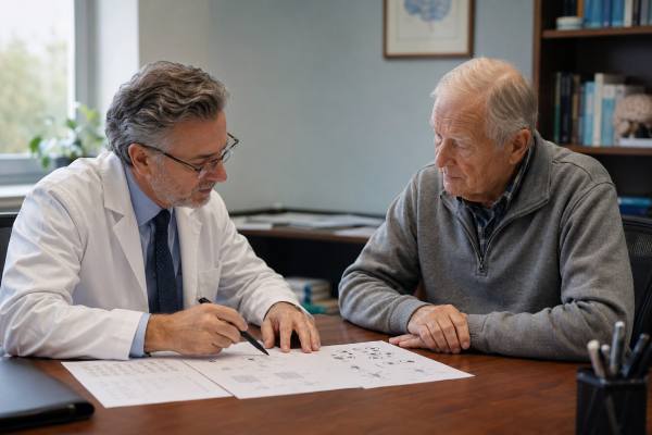 Compare SLUMS, MoCA, and MMSE for older adults, including what each test measures, which one catches milder decline best, and what abnormal results should lead to next.