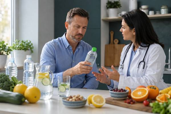 Plain sparkling water is usually safe for kidney stone prevention when it is unsweetened and low in sodium. Learn which fizzy drinks help hydration, which labels to avoid, and when testing matters.