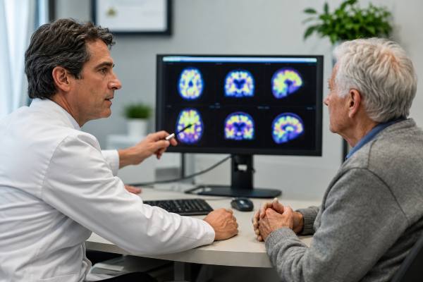 Learn what a tau PET scan shows, how it differs from amyloid PET and MRI, when it may be used in dementia testing, and what its results can and cannot tell you.