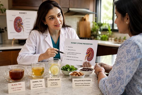 Tea and Kidney Stones: Oxalates in Black Tea and Better Choices Learn how black tea affects kidney stone risk, why oxalates matter, which teas are better choices, and how to drink tea safely with a calcium oxalate stone history.