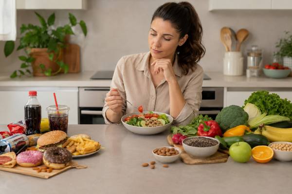 Learn how ultra-processed foods may raise inflammation, affect gut and immune balance, and what practical food swaps can help lower your reliance on them.