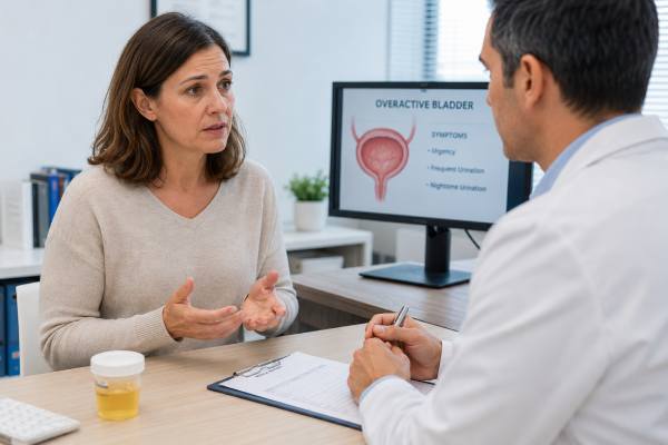 Urgent Urination: Overactive Bladder, UTI, or Something Else? Sudden urge to pee can come from overactive bladder, UTI, bladder irritants, retention, stones, or pelvic floor problems. Learn the key symptom patterns and when to get care.