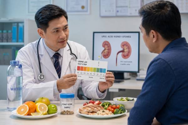 Uric Acid Stones: Causes, Urine pH, Diet Tips, and Prevention Learn what causes uric acid stones, why urine pH matters, which diet changes help, and how hydration, potassium citrate, testing, and follow-up prevent recurrence.