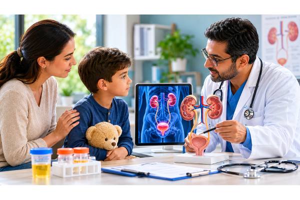 Vesicoureteral Reflux: Causes, UTIs, Kidney Risk, and Treatment Learn what vesicoureteral reflux means, why it raises UTI and kidney scarring risk, how VUR is tested and graded, and which treatments help protect kidney health.