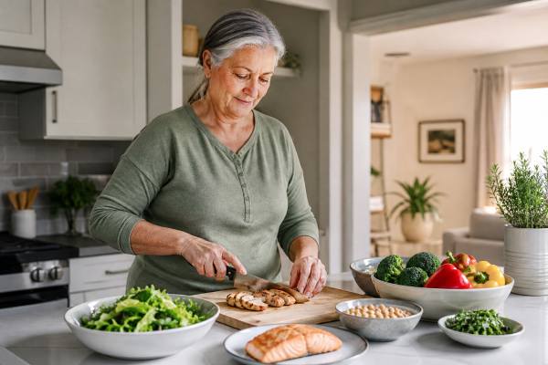 Learn what actually helps with weight loss after 60, including safer calorie deficits, higher-protein eating, strength training, walking, and when to talk to your doctor.