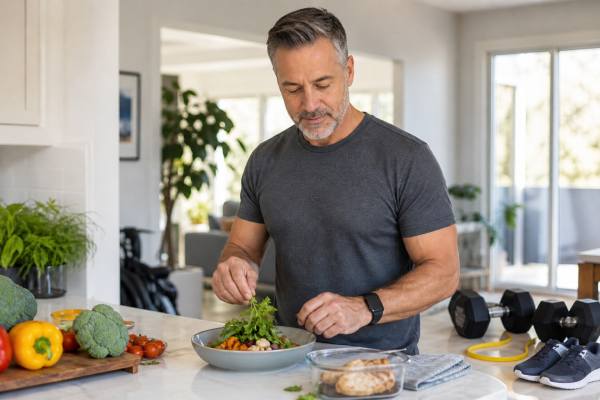 Weight loss for men over 40 works best when the focus shifts from crash dieting to losing fat, protecting muscle, reducing waist size, and building habits that fit real life.