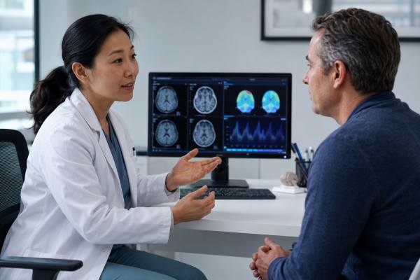 Learn what doctors usually do after abnormal brain imaging or cognitive test results, including urgent warning signs, repeat testing, specialist referrals, and how follow-up decisions are made.