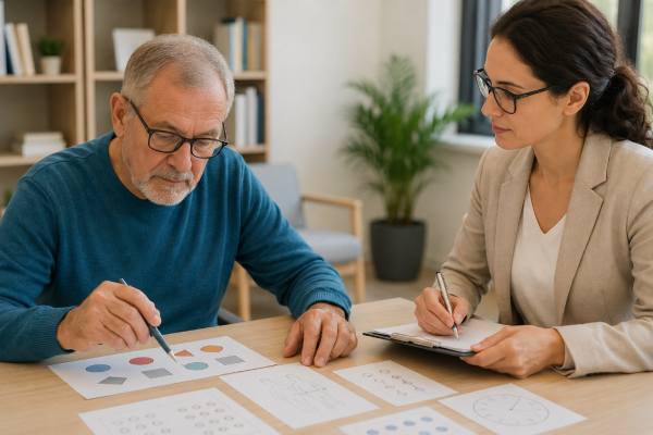 A cognitive assessment usually includes history, daily-function questions, brief memory and thinking tasks, and follow-up planning to clarify whether cognitive changes are normal, reversible, or a sign of a larger neurological problem.