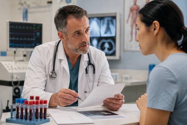 Learn what the AST blood test measures, what high AST means, how muscle injury and heart injury affect AST, and which follow-up tests help explain abnormal results.
