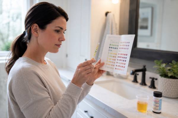 Learn how at-home UTI test strips work, what nitrites and leukocytes mean, how accurate home urine tests are, and when symptoms need medical care.