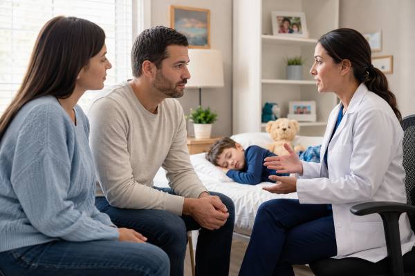 Learn what causes bedwetting in children, what is normal by age, which home steps help, and when to ask a pediatrician about alarms, medicine, or testing.