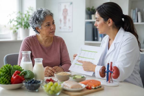 Learn how dairy fits into a CKD diet, including phosphorus, protein, potassium, sodium, better milk alternatives, label tips, and practical swaps for everyday meals.
