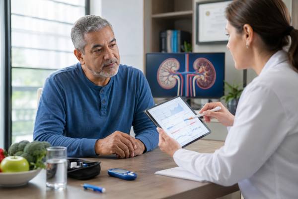 Learn the early signs of diabetic kidney disease, which urine and blood tests matter most, and the practical steps that help protect kidney function.