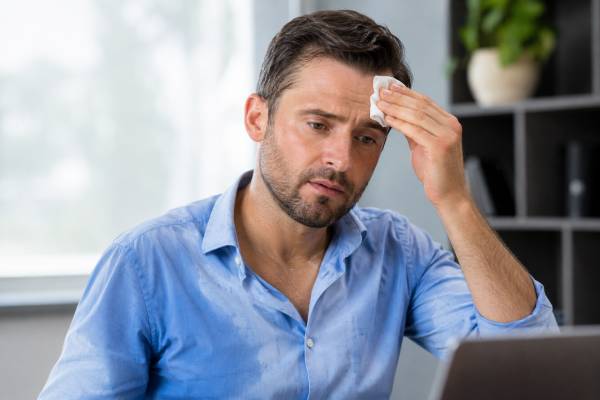 Excessive Sweating in Men: Causes, Treatment, and When to Test Learn the common causes of excessive sweating in men, how to tell primary hyperhidrosis from medical warning signs, which tests to consider, and what treatments help.