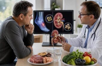 Learn how gout and kidney stones are connected through uric acid, why urine pH matters, which tests show your risk, and what prevention steps help most.