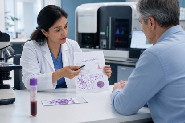Learn what a high plateletcrit (PCT) blood test means, including platelet mass, common causes, clot risk, CBC interpretation, follow-up tests, and when to seek care.