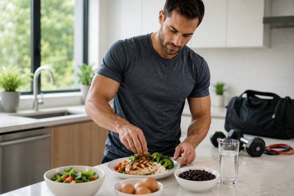 Learn how a high-protein diet affects men’s muscle growth, fat loss, kidney safety, food choices, protein targets, and lab monitoring for a safer long-term plan.