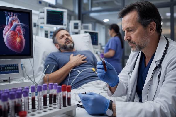 Learn what the high-sensitivity troponin T test measures, normal hs-cTnT ranges, what high levels mean, and how repeat results help diagnose heart attack.