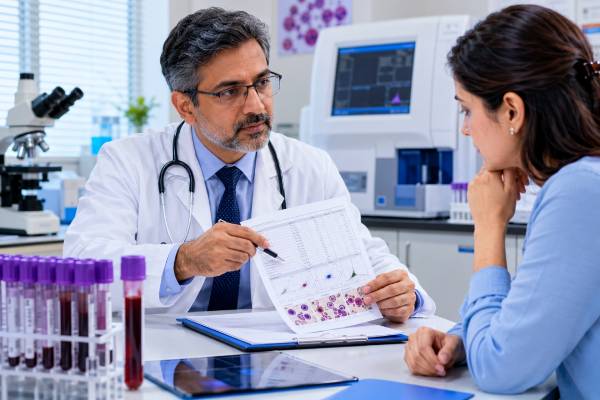 Learn what a high white blood cell count means, including common causes such as infection, inflammation, stress, medicines, pregnancy, and blood disorders.