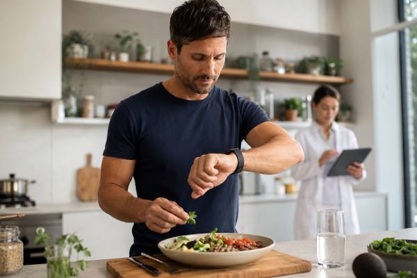 Intermittent fasting for men explained: weight loss, belly fat, testosterone, energy, safe schedules, and common mistakes to avoid.