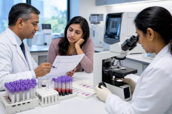 Learn what a low RBC count means, including anemia causes, symptoms, normal ranges, follow-up tests, urgent warning signs, and treatment by cause.