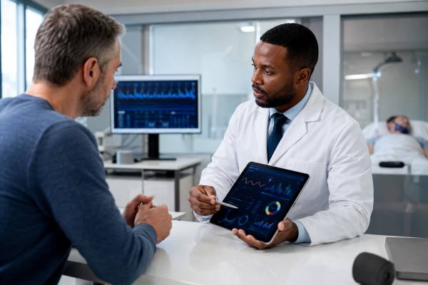 Learn how poor sleep, sleep apnea, stress, and weight gain can lower testosterone, when to test hormones, and what men can do to recover.