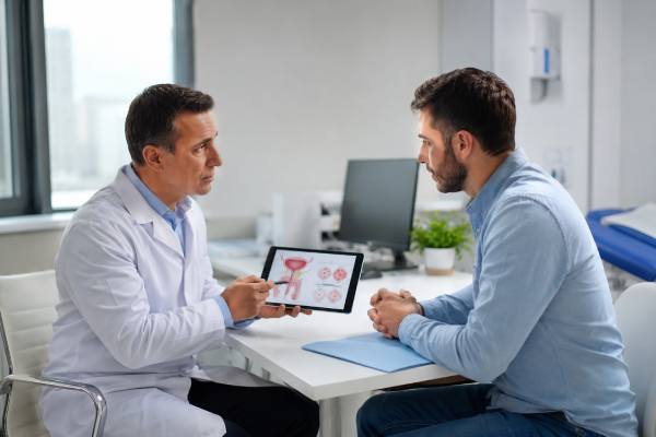 Male yeast infection symptoms, causes, treatment timelines, partner concerns, warning signs, and prevention tips for penile Candida and balanitis.