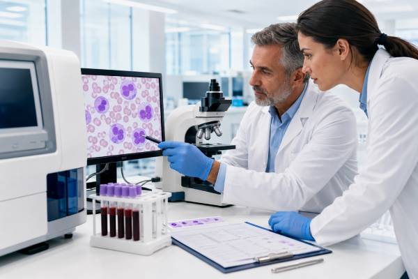 Learn the normal monocyte count range, what high and low monocytes mean, how to read absolute monocytes vs percentage, and when abnormal results need follow-up.