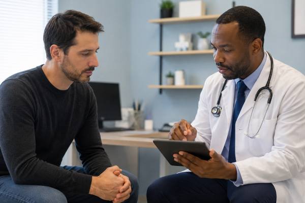Mycoplasma Genitalium in Men: Symptoms, Testing, Resistance, and Treatment Learn how Mycoplasma genitalium affects men, including symptoms, testing, antibiotic resistance, treatment steps, partner care, and follow-up.