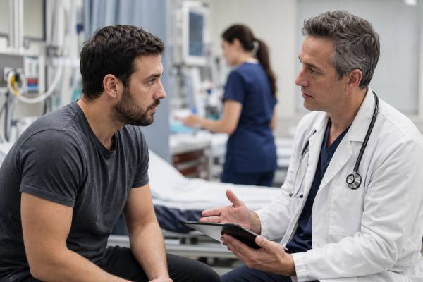 Paraphimosis: Tight Foreskin Emergency Signs and What to Do Learn the emergency signs of paraphimosis, what to do when the foreskin is stuck behind the glans, how doctors treat it, and how to prevent it from happening again.