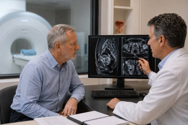 Learn when prostate MRI is used, what PI-RADS scores mean, how MRI affects biopsy decisions, and what follow-up may look like after abnormal or negative results.