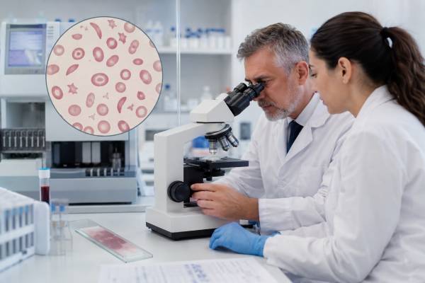 Learn what a red blood cell morphology test shows, including abnormal RBC shapes, anemia patterns, blood smear findings, result meanings, and follow-up tests.