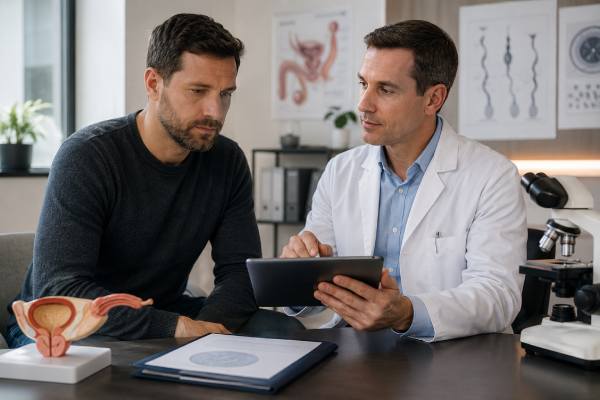 Learn what watery, thick, clumpy, yellow, or bloody semen can mean, what changes are usually normal, and when symptoms should be checked by a doctor.