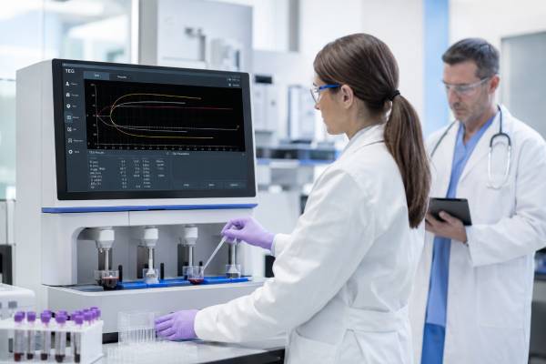 Learn what a thromboelastography (TEG) test measures, how R time, K time, alpha angle, MA, and LY30 are interpreted, and what abnormal clot strength or clot breakdown results mean.