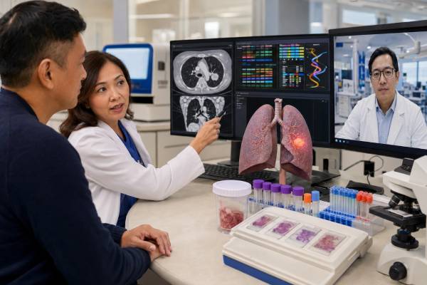 Understand what an ALK mutation test detects in lung cancer, how tissue and liquid biopsy results are interpreted, and how ALK-positive findings guide targeted therapy.