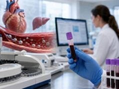 Learn what the ApoB blood test measures, what high ApoB means, common ApoB targets, why ApoB can reveal LDL particle risk, and how results are used with cholesterol testing.