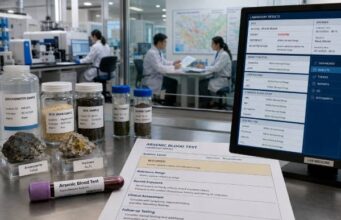 Arsenic Blood Test: High Arsenic, Normal Range, Poisoning, Toxicity, and Results Learn what an arsenic blood test measures, what high arsenic can mean, normal range basics, poisoning symptoms, urine testing, exposure sources, and follow-up steps.