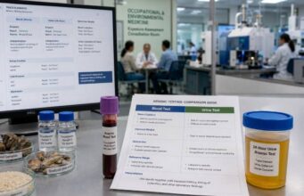 Arsenic Blood Test vs Urine Test: Which Exposure Test Is Used? Learn when urine arsenic testing is preferred over blood testing, why arsenic speciation matters, how seafood affects total arsenic, and what abnormal results can mean.