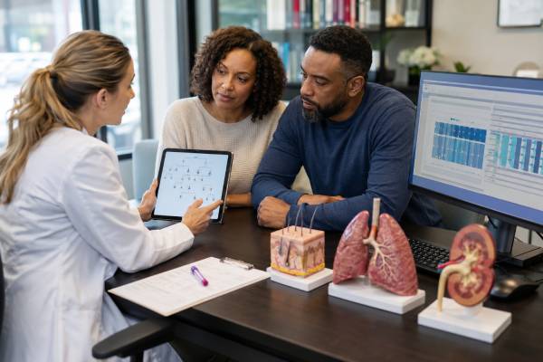 Learn what a BAP1 genetic test shows, how results relate to melanoma, mesothelioma, and kidney cancer risk, and how surveillance and family testing are planned.